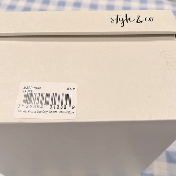 🍁Masrinaaf Taupe Suede Ankle Boots by Style & Co. In Size 5.5M - Picture 2 of 8